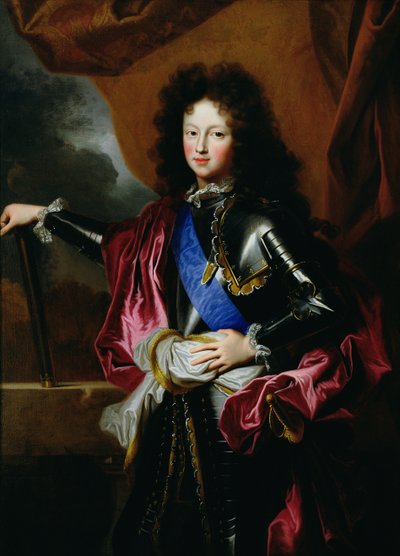 Porträt von Ludwig von Frankreich (1682-1712) Herzog von Burgund, ca. 1697 von Hyacinthe Francois Rigaud